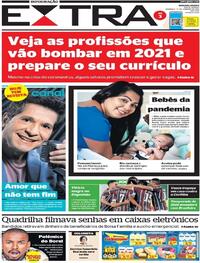 Capa do jornal Extra 17/01/2021