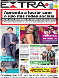 Capa do jornal Extra 19/09/2021