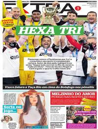 Capa do jornal Extra 24/05/2021