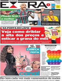 Capa do jornal Extra 24/10/2021