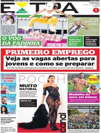 Capa do jornal Extra 26/07/2021