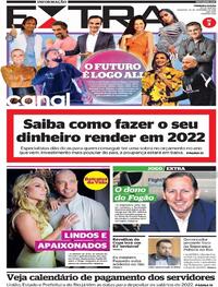 Capa do jornal Extra 26/12/2021