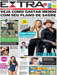 Capa do jornal Extra 28/03/2021