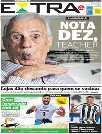 Capa do jornal Extra 28/07/2021