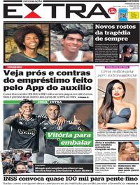 Capa do jornal Extra 28/09/2021