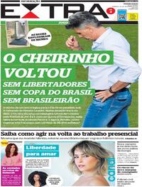 Capa do jornal Extra 28/11/2021