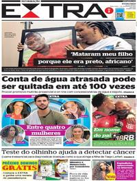 Capa do jornal Extra 01/02/2022