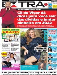 Capa do jornal Extra 02/01/2022