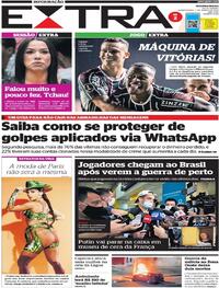 Capa do jornal Extra 02/03/2022