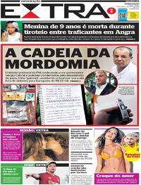 Capa do jornal Extra 03/05/2022