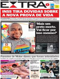 Capa do jornal Extra 04/02/2022