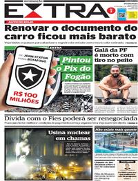 Capa do jornal Extra 04/03/2022