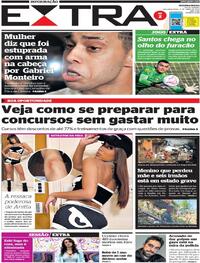 Capa do jornal Extra 04/04/2022
