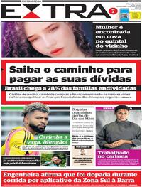 Capa do jornal Extra 04/05/2022