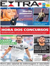 Capa do jornal Extra 05/09/2022
