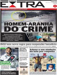Capa do jornal Extra 05/10/2022