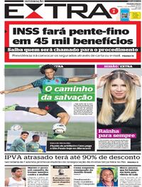 Capa do jornal Extra 05/11/2022