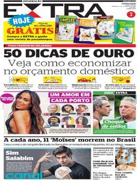 Capa do jornal Extra 06/02/2022