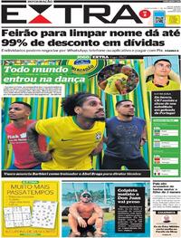 Capa do jornal Extra 07/12/2022