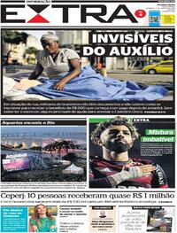Capa do jornal Extra 08/08/2022