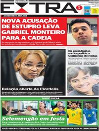 Capa do jornal Extra 08/11/2022