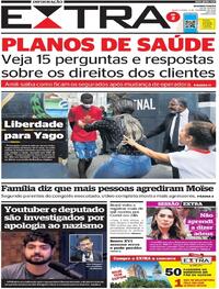 Capa do jornal Extra 09/02/2022
