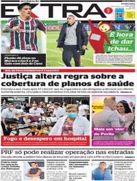 Capa do jornal Extra 09/06/2022
