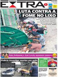 Capa do jornal Extra 09/08/2022
