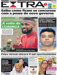 Capa do jornal Extra 09/11/2022