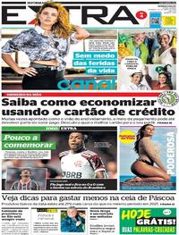Capa do jornal Extra 10/04/2022