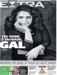 Capa do jornal Extra 10/11/2022