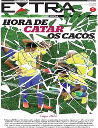 Capa do jornal Extra 10/12/2022