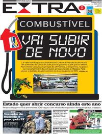 Capa do jornal Extra 11/03/2022