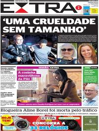 Capa do jornal Extra 11/06/2022