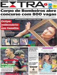 Capa do jornal Extra 11/08/2022