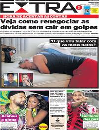 Capa do jornal Extra 11/10/2022