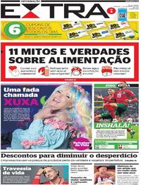 Capa do jornal Extra 11/12/2022