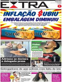 Capa do jornal Extra 12/05/2022