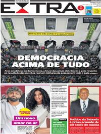 Capa do jornal Extra 12/08/2022