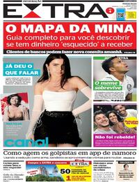 Capa do jornal Extra 13/02/2022