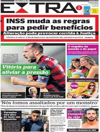 Capa do jornal Extra 13/04/2022