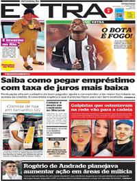 Capa do jornal Extra 13/05/2022