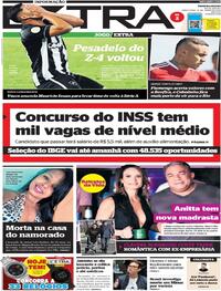 Capa do jornal Extra 14/06/2022