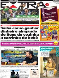 Capa do jornal Extra 14/08/2022