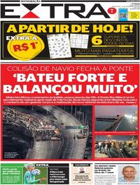 Capa do jornal Extra 15/11/2022