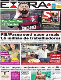 Capa do jornal Extra 17/03/2022