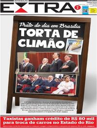 Capa do jornal Extra 17/08/2022