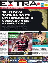Capa do jornal Extra 18/07/2022