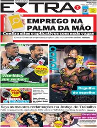 Capa do jornal Extra 19/06/2022