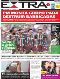 Capa do jornal Extra 19/09/2022